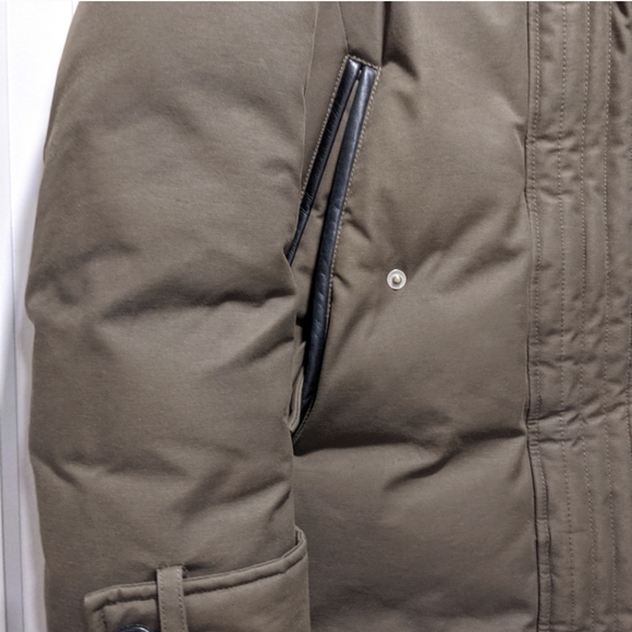 Mackage Olive Green Hooded Coat - Picture 3 of 3